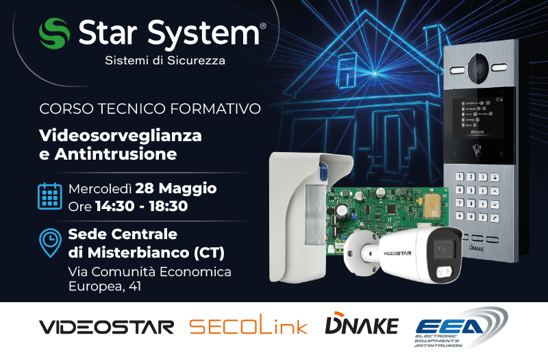 Incontro tecnico formativo: Videosorveglianza e Antintrusione
