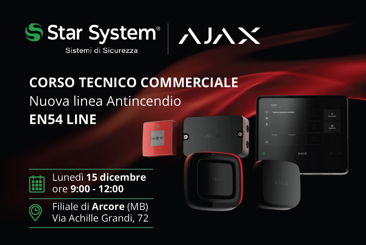 Corso Tecnico di presentazione centrale antincendio EN54 LINE